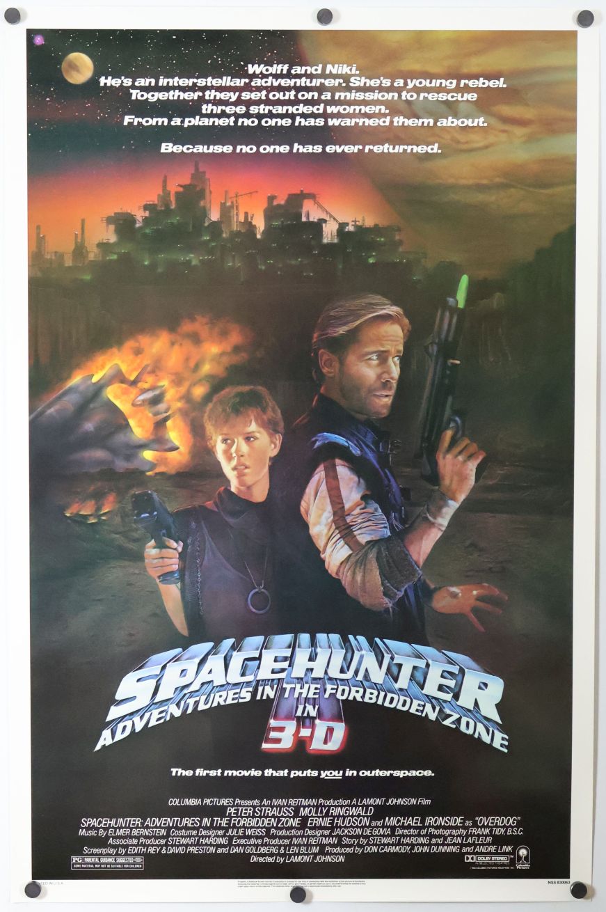 Spacehunter: Adventures in the Forbidden Zone (1983) original theatrical movie poster - Final