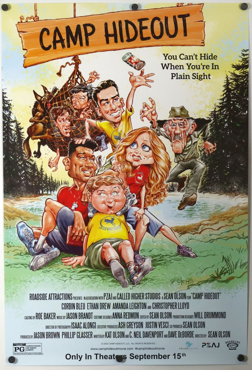 Camp Hideout (2023) original theatrical movie poster - Final