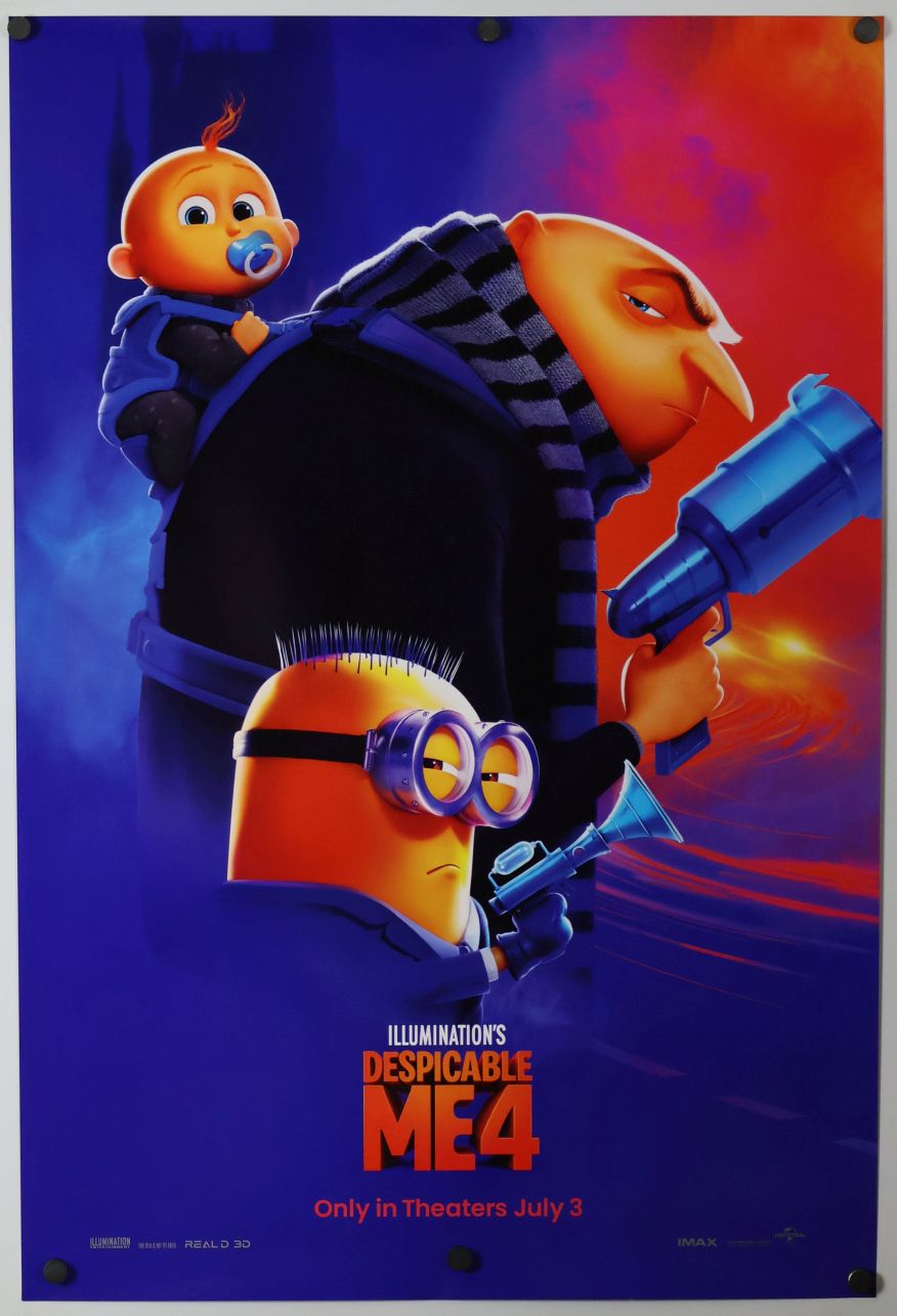 Despicable Me 4 (2024) original theatrical movie poster - Advance