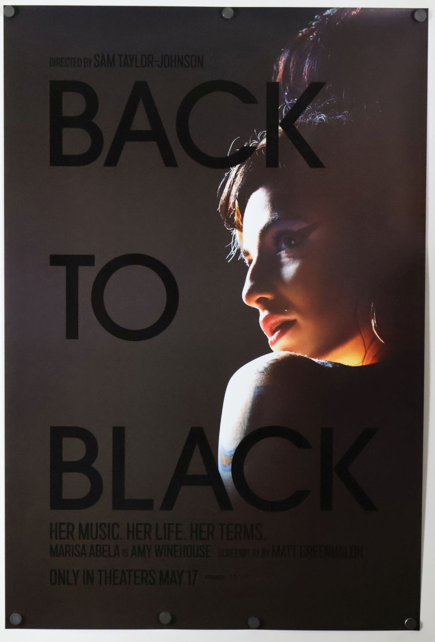 Back to Black (2024) original theatrical movie poster - Advance