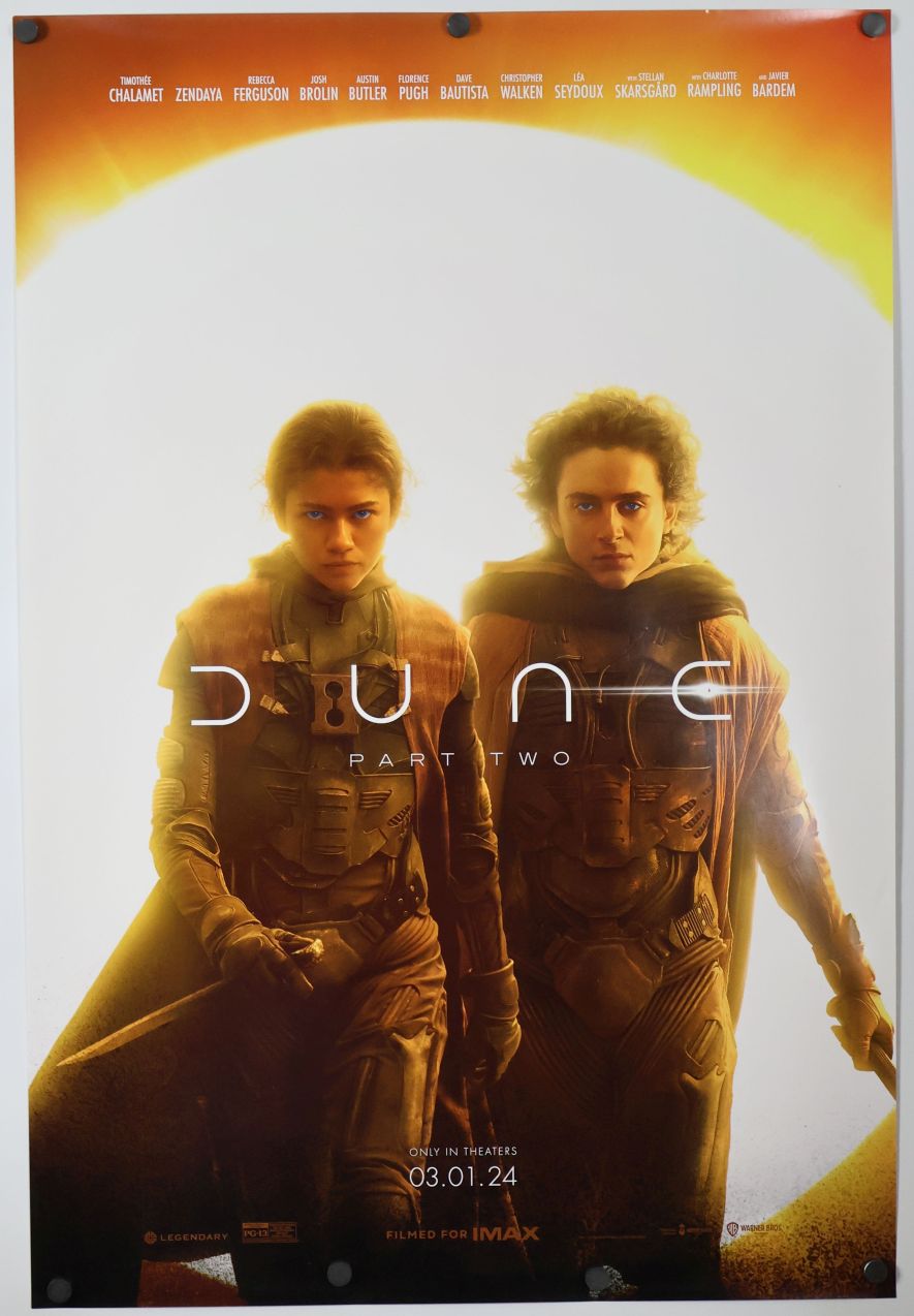 Dune: Part Two (2024) original theatrical movie poster - Final