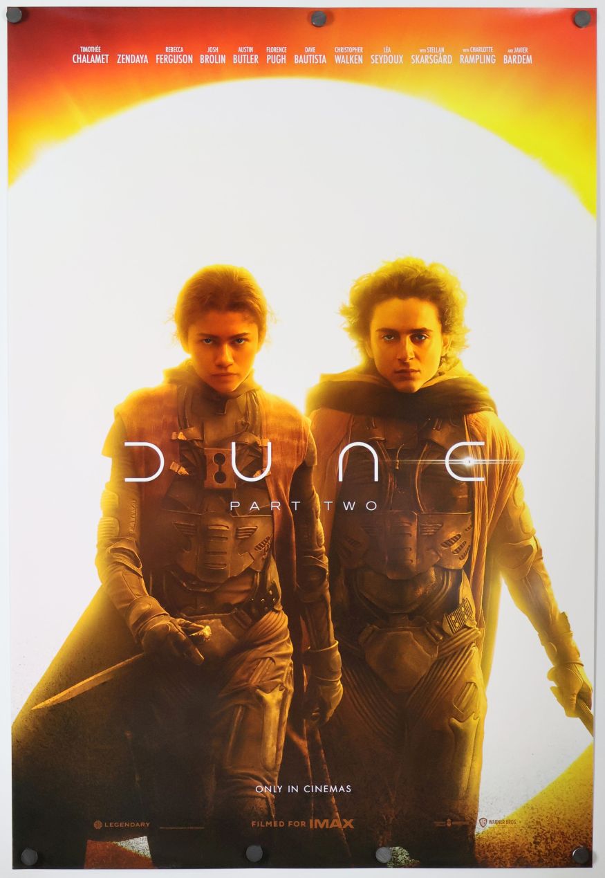 Dune: Part Two (2024) original theatrical movie poster - International Advance D