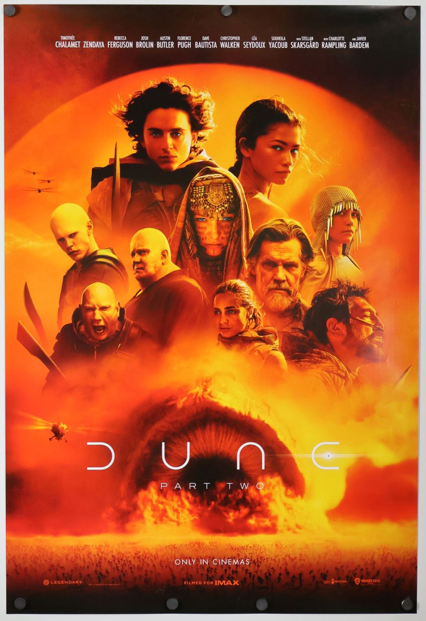 Dune: Part Two (2024) original theatrical movie poster - International Style E