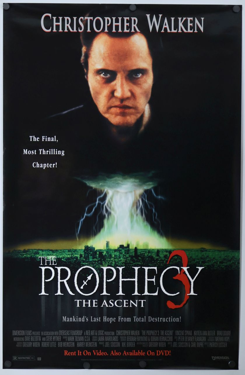 The Prophecy 3: The Ascent (2000) original theatrical movie poster - Video