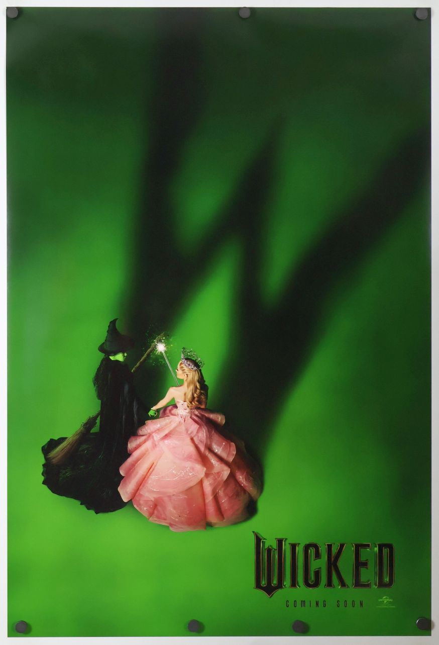 Wicked (2024) original theatrical movie poster - International Advance