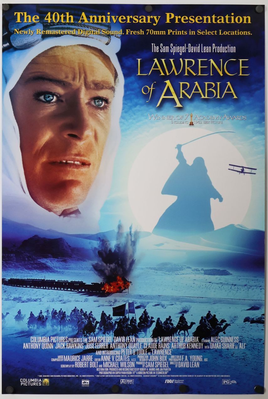 Lawrence of Arabia (2002) original theatrical movie poster - Re-Release