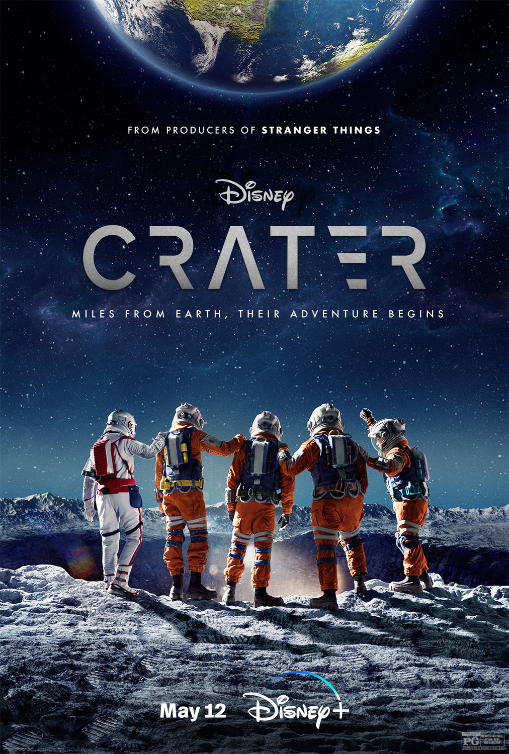 Crater (2023) original theatrical movie poster - Final