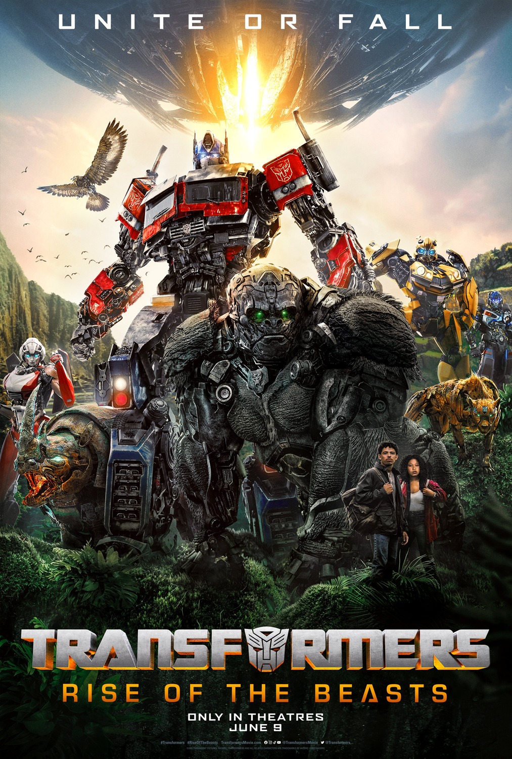 Transformers: Rise of the Beasts (2023) original theatrical movie poster - Final