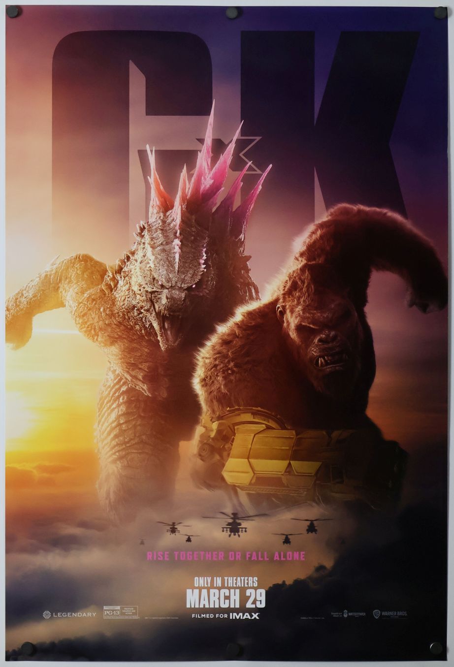 Godzilla x Kong: The New Empire (2024) original theatrical movie poster - Final