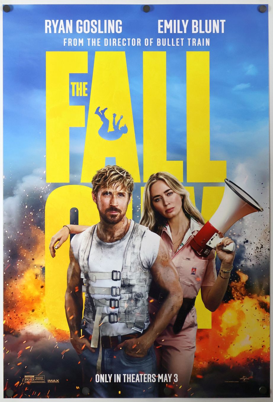 The Fall Guy (2024) original theatrical movie poster - Style B