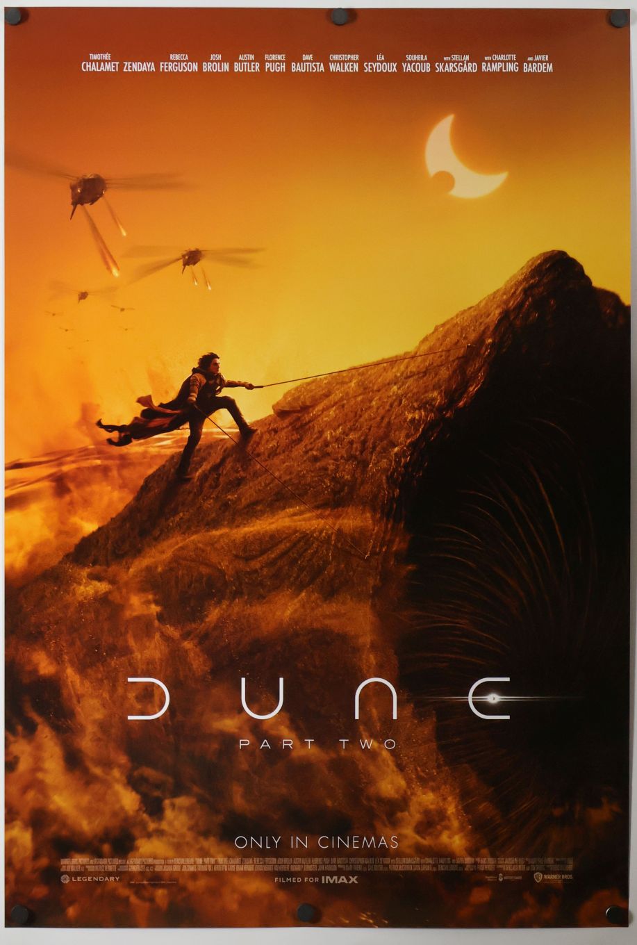 Dune: Part Two (2024) original theatrical movie poster - International Style F