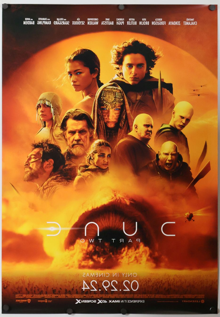 Dune: Part Two (2024) original theatrical movie poster - International Final