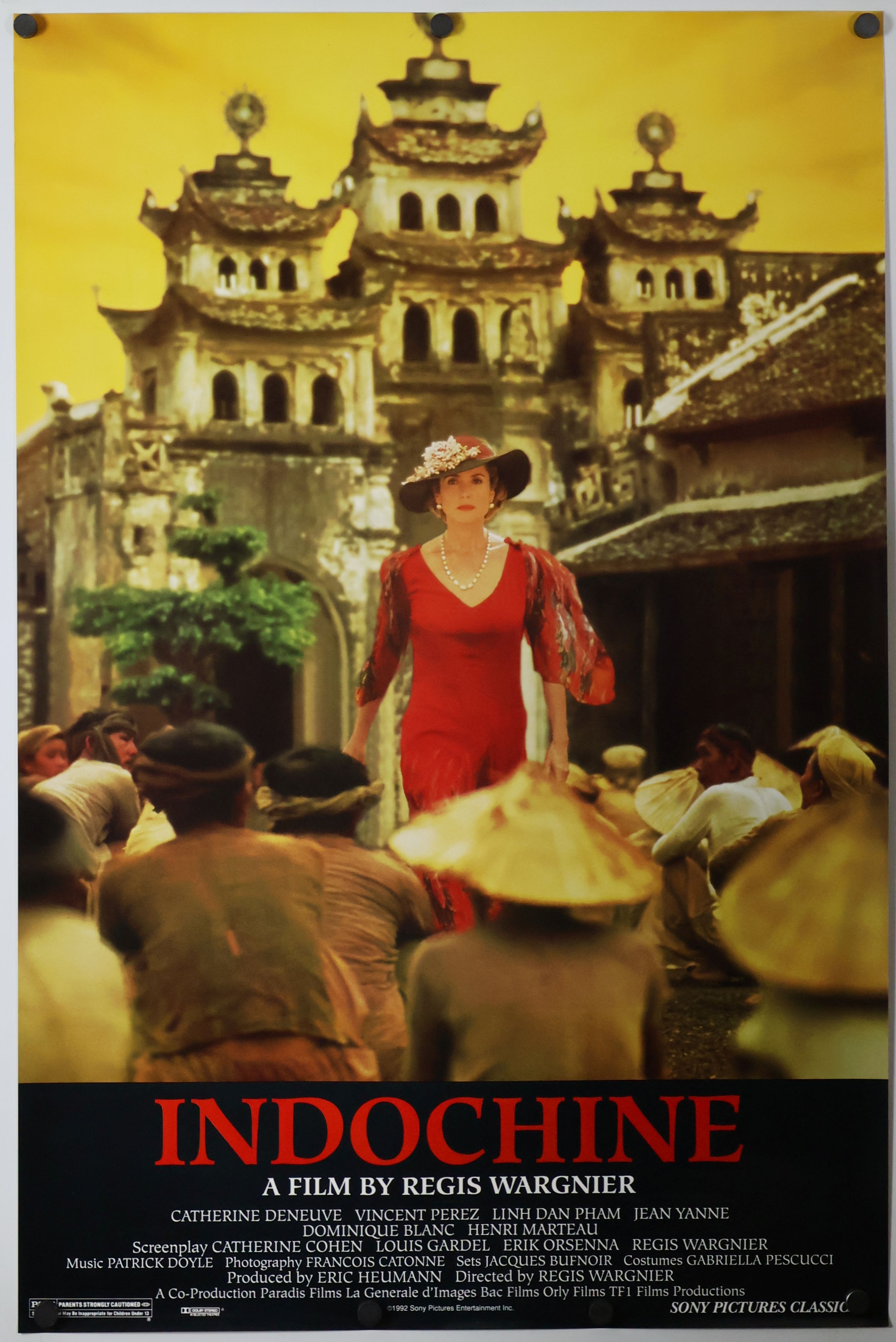Indochine (1992) original theatrical movie poster - Final