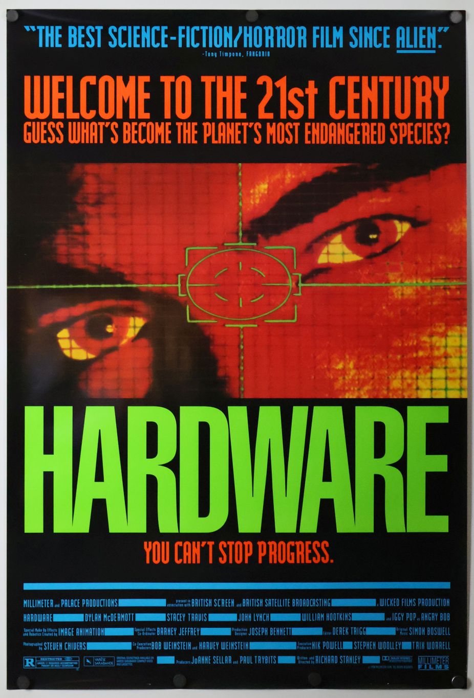 Hardware (1990) original theatrical movie poster - Final