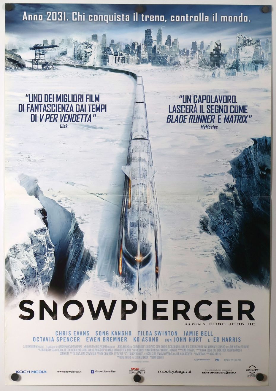 Snowpiercer (2014) original theatrical movie poster - Final