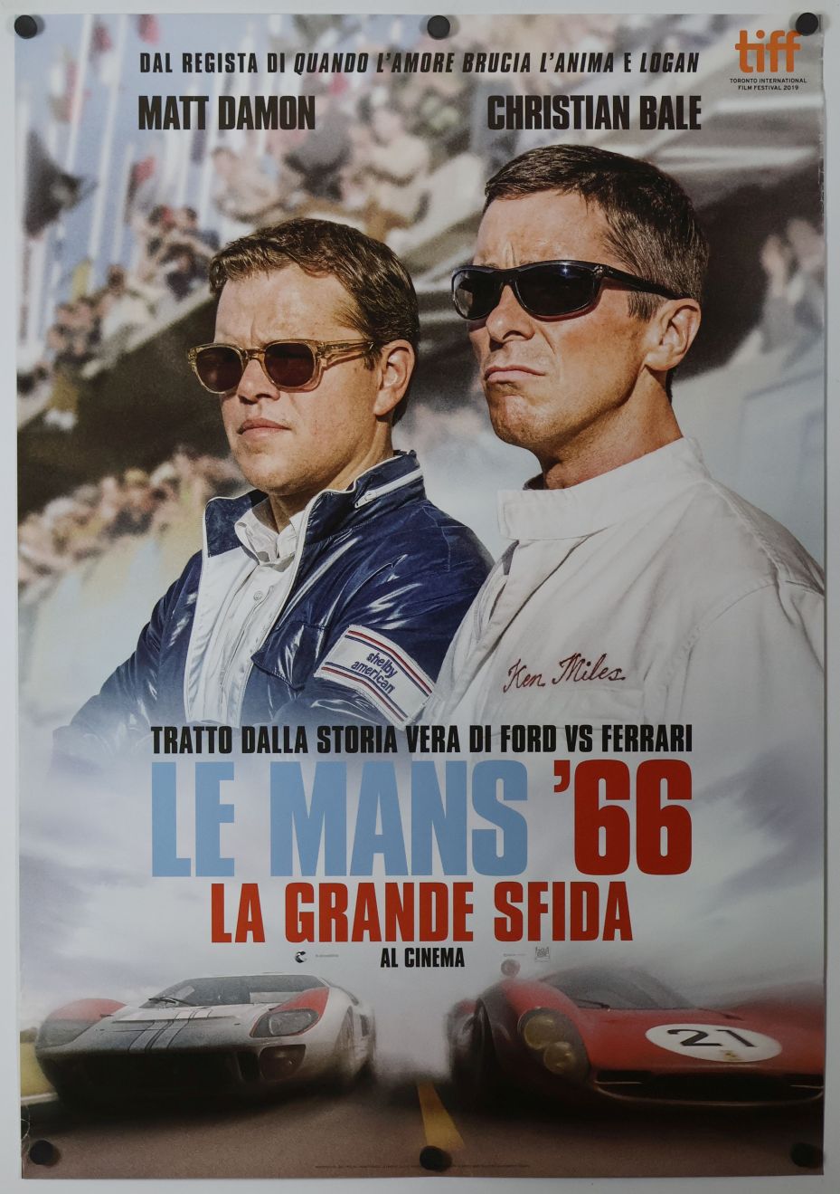 Ford v. Ferrari (2019) original theatrical movie poster - Final