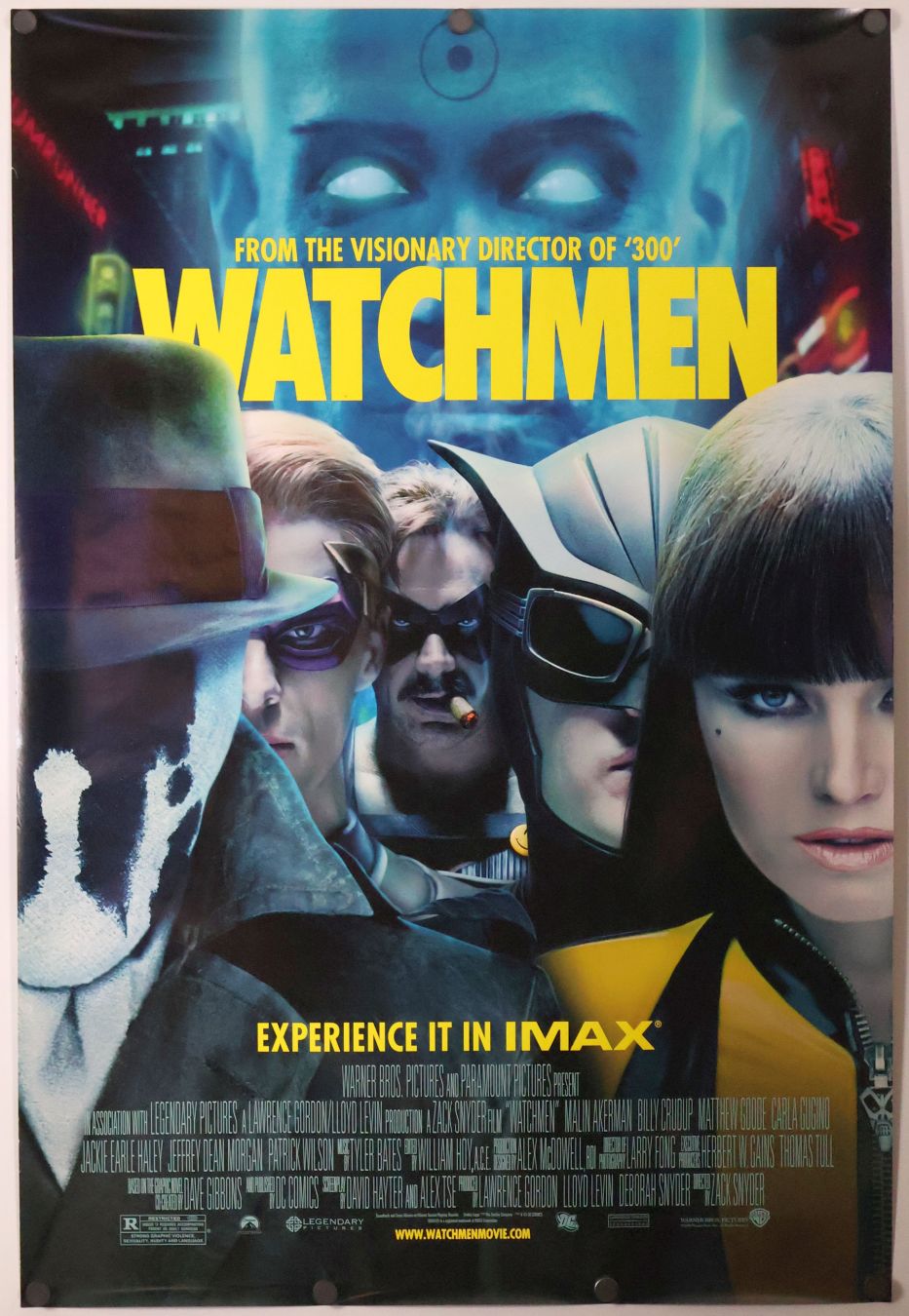 Watchmen (2009) original theatrical movie poster - Imax