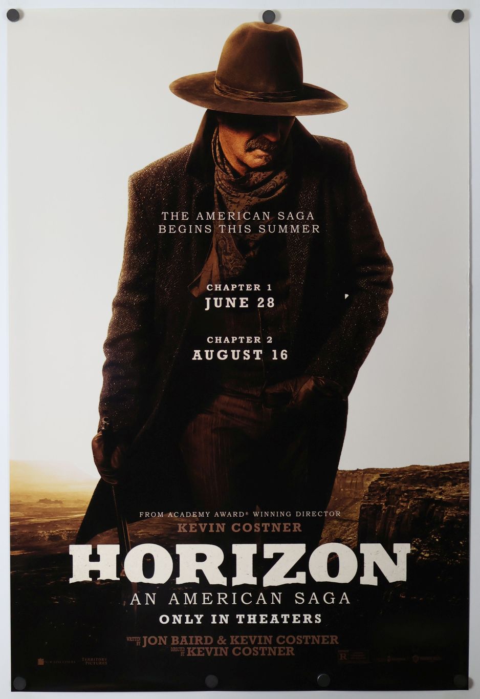 Horizon: An American Saga - Chapter 1 (2024) original theatrical movie poster - Advance
