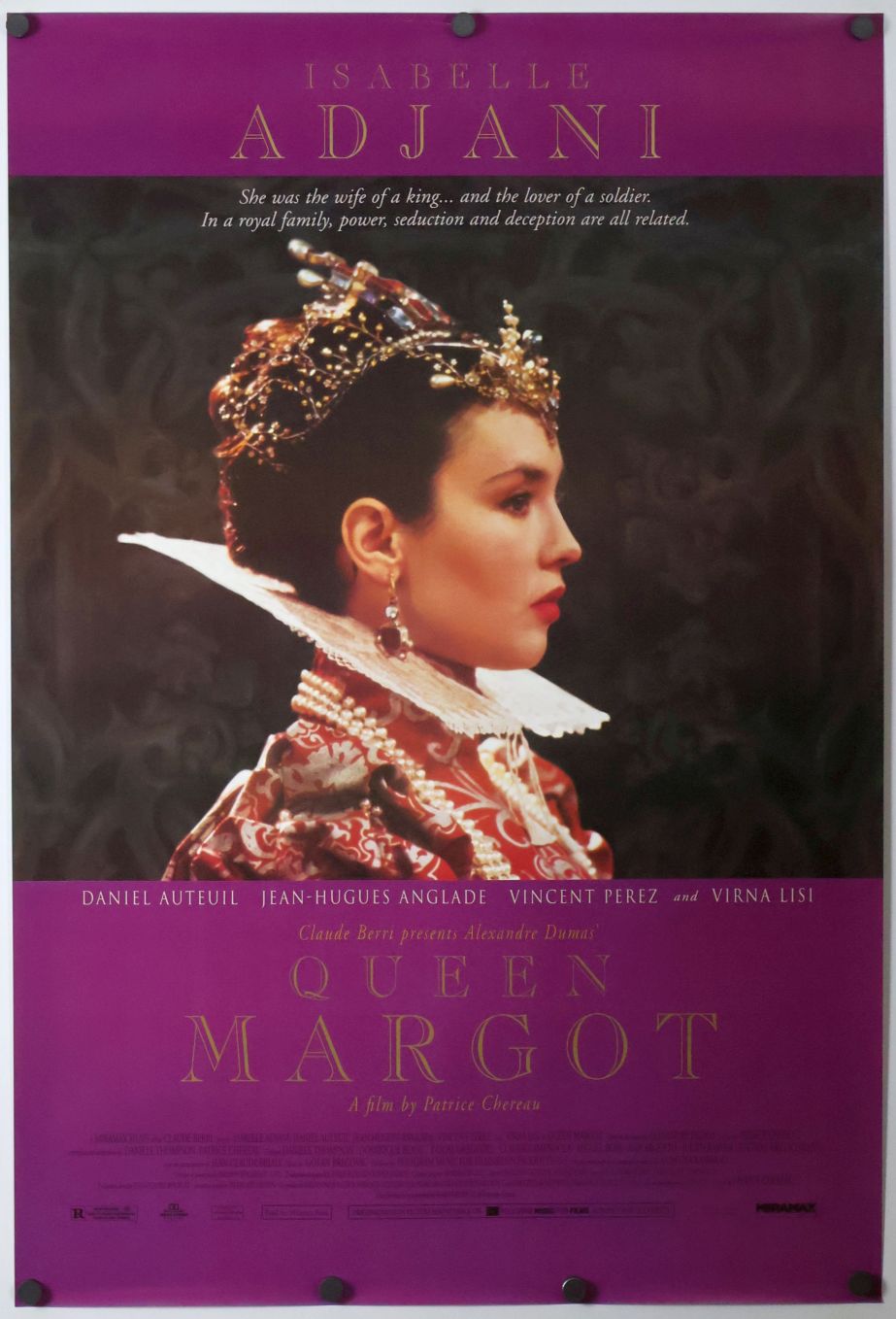 Queen Margot (1994) original theatrical movie poster - Final