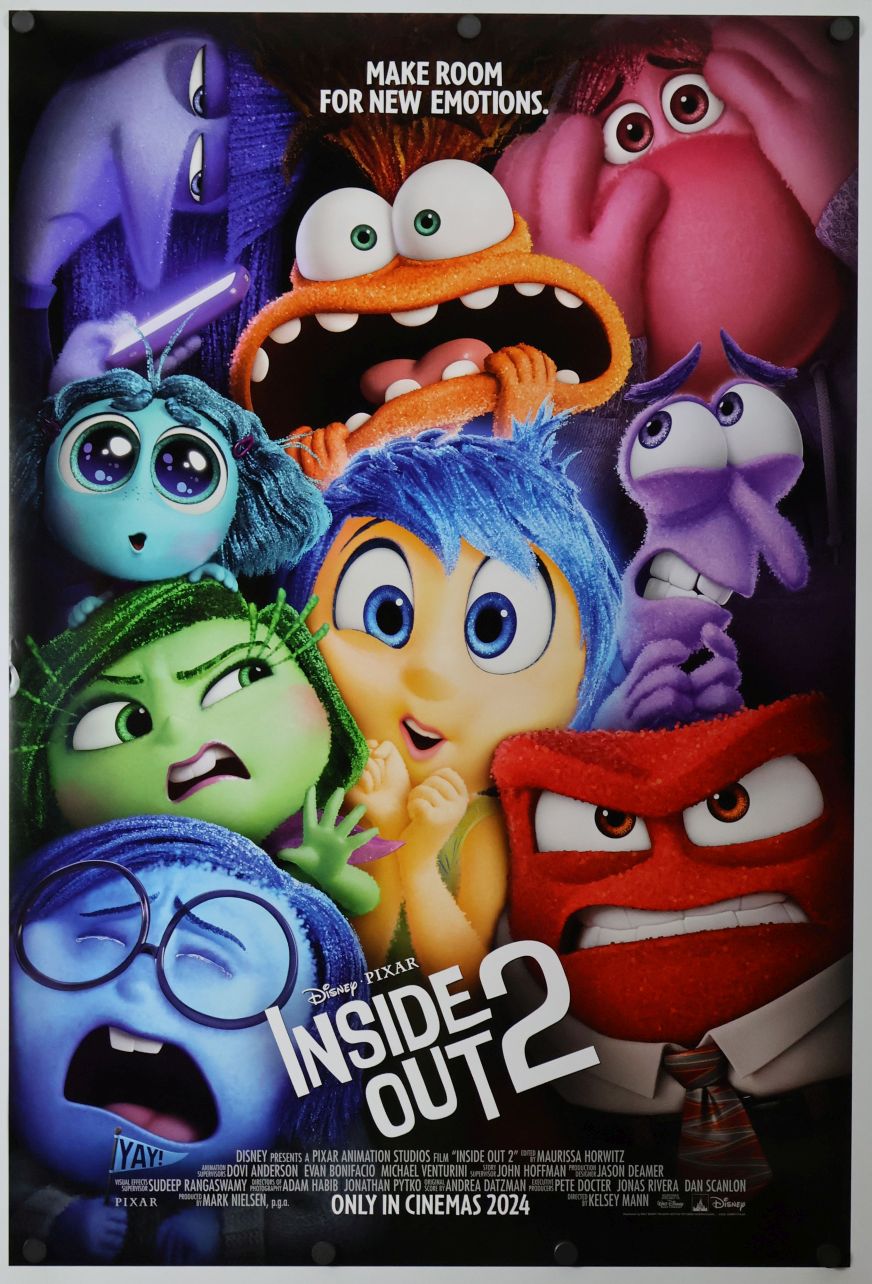 Inside Out 2 (2024) original theatrical movie poster - International Style B