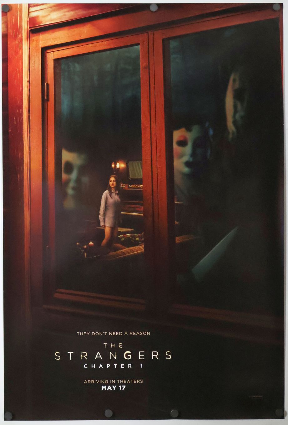 The Strangers: Chapter 1 (2024) original theatrical movie poster - Advance