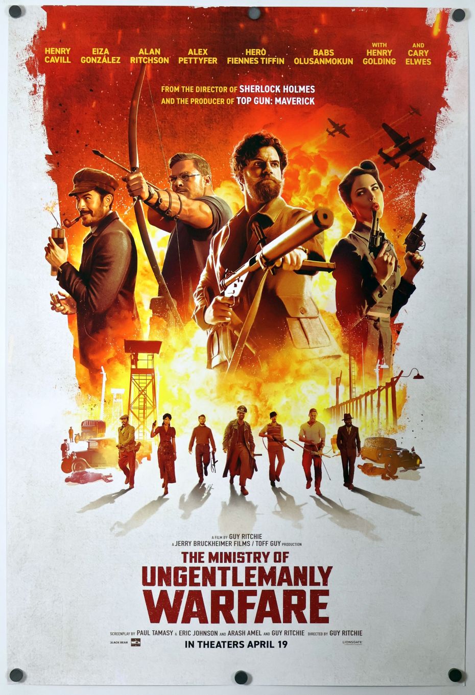 The Ministry of Ungentlemanly Warfare (2024) original theatrical movie poster - Final