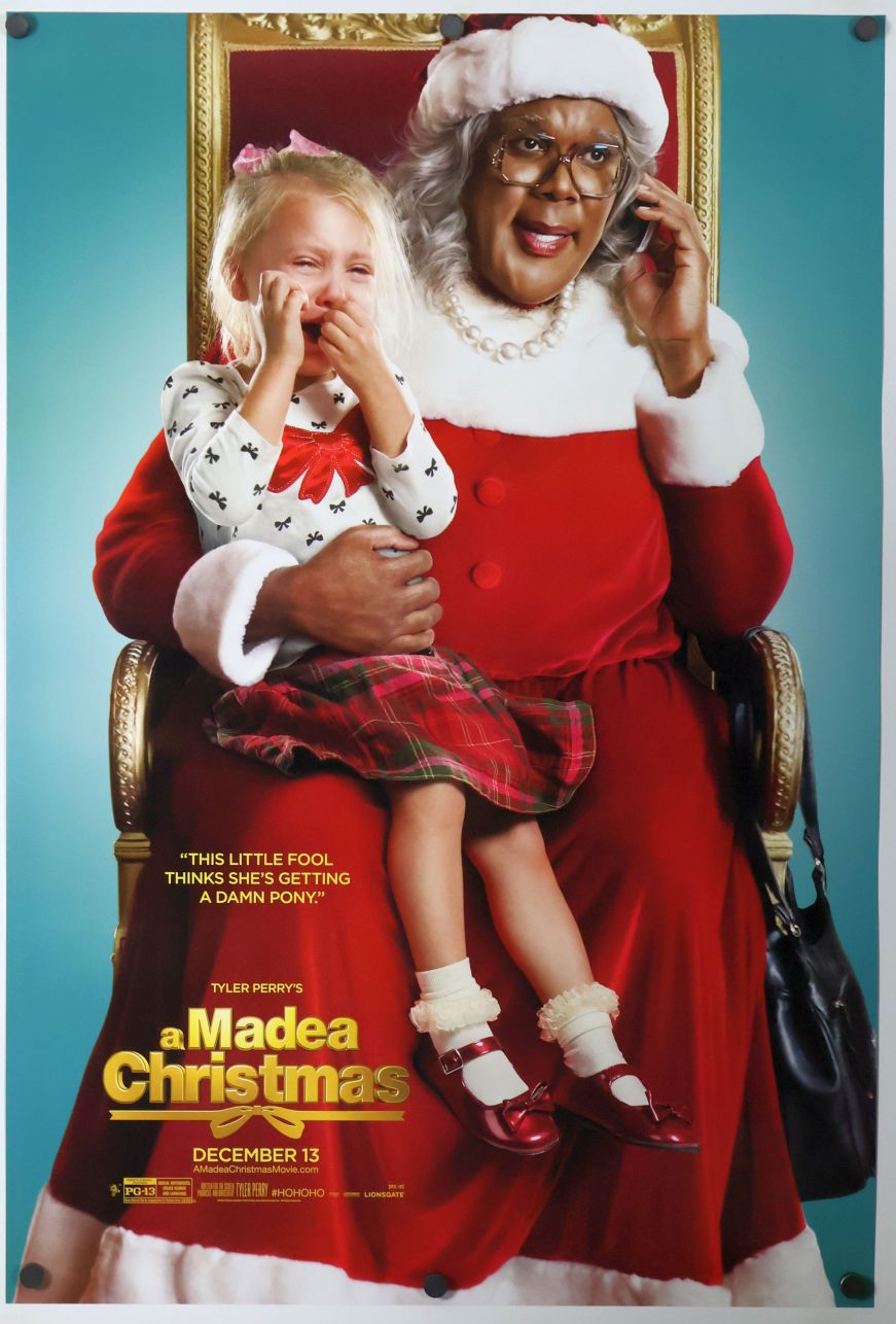 A Madea Christmas (2013) original theatrical movie poster - Advance Style C