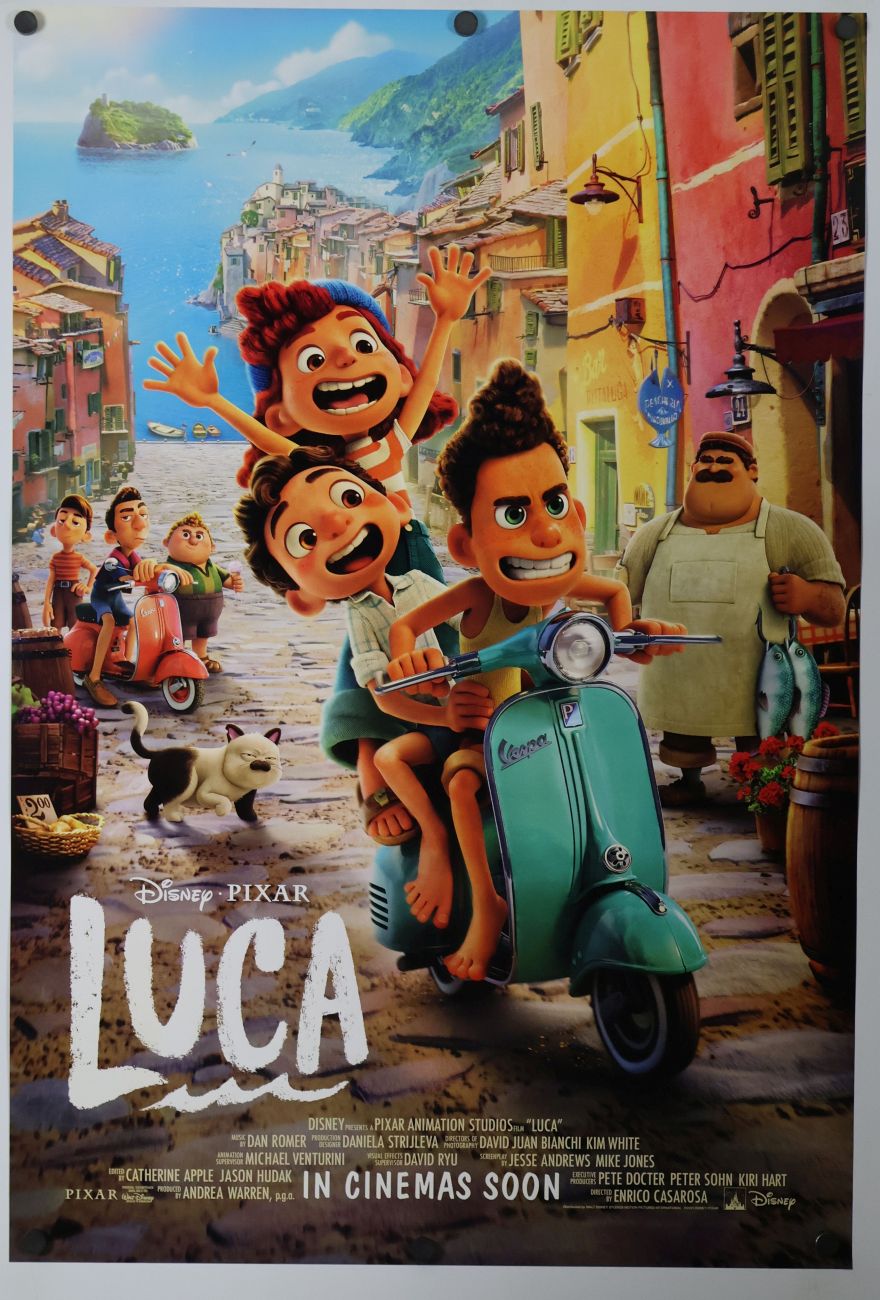 Luca (2021) original theatrical movie poster - International Final