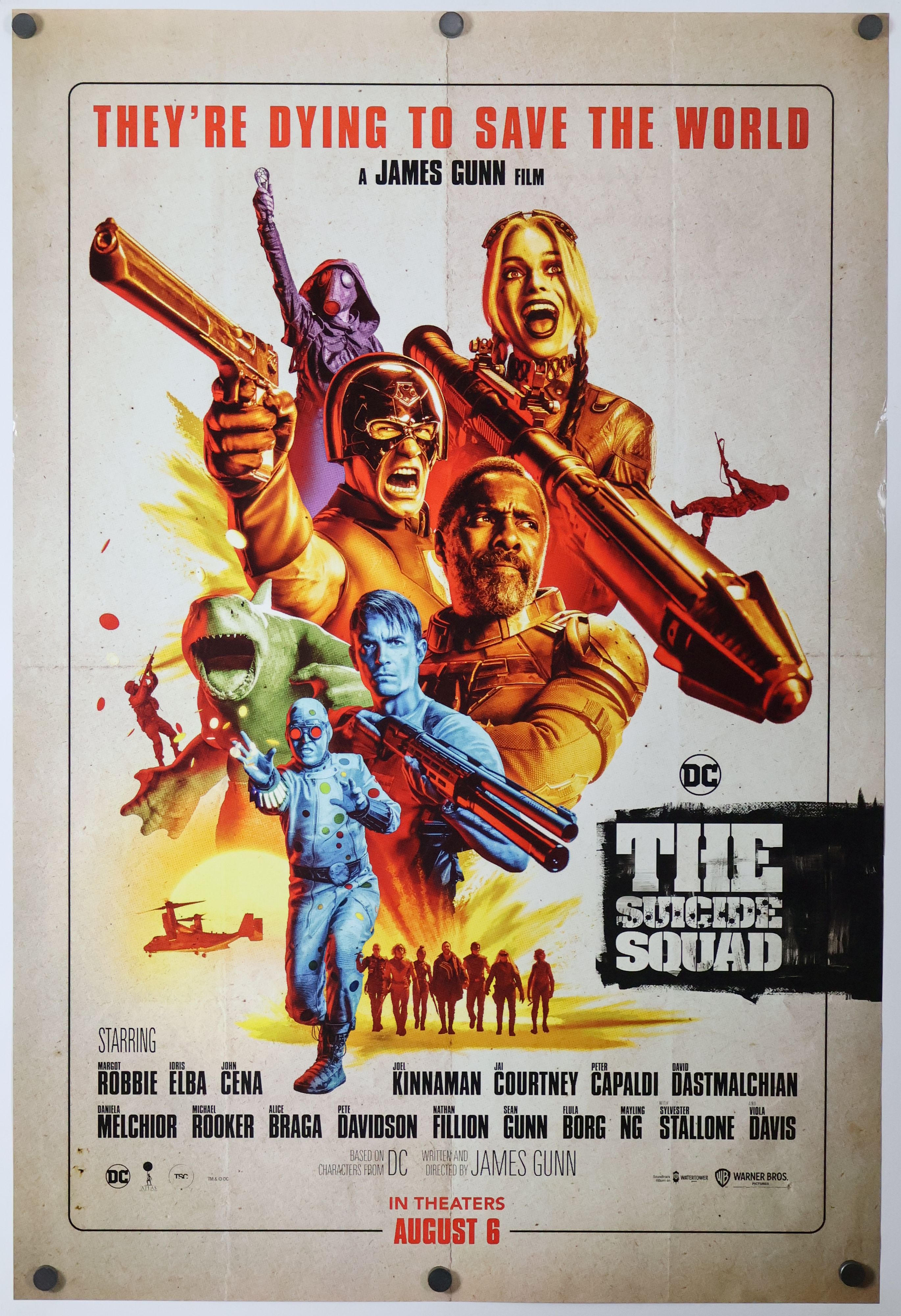 Suicide Squad 2 (2021) original theatrical movie poster - Advance