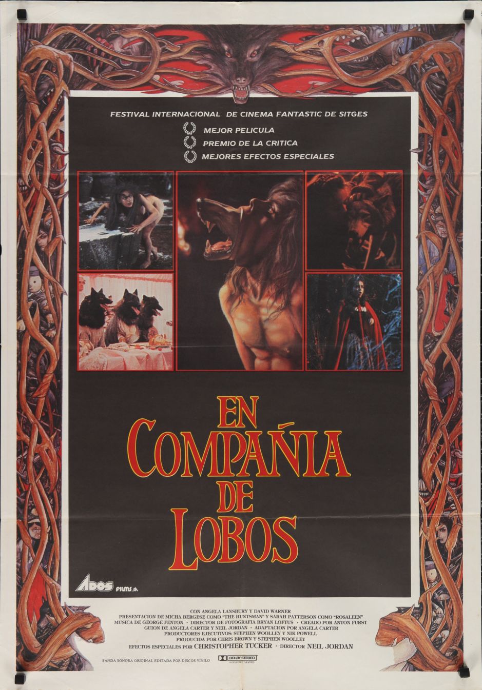The Company of Wolves (1985) original theatrical movie poster - Final