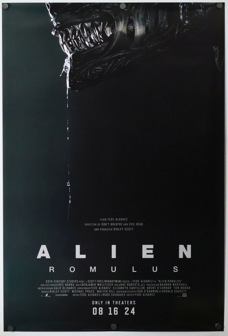 Alien: Romulus (2024) original theatrical movie poster - Advance