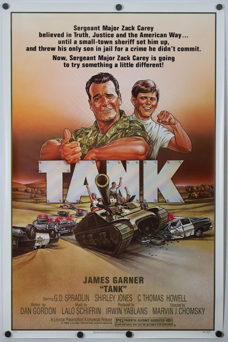 Tank (1984) original theatrical movie poster - Final