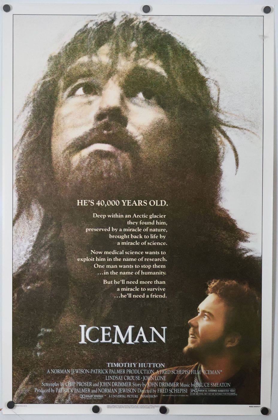 Iceman (1984) original theatrical movie poster - Final