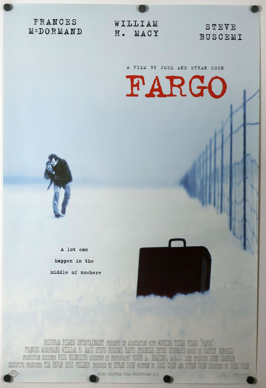 Fargo (1996) original theatrical movie poster - International