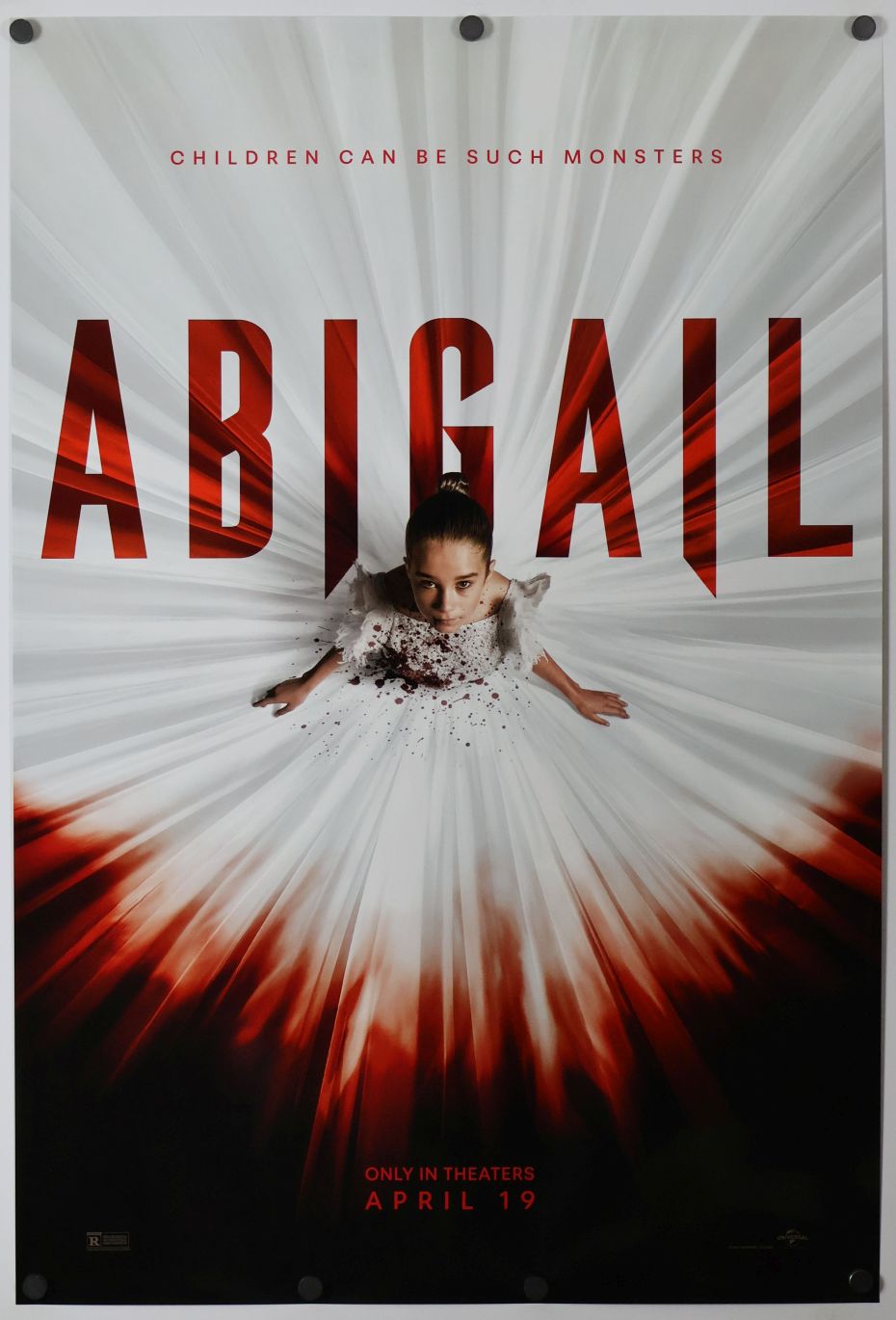 Abigail (2024) original theatrical movie poster - Final