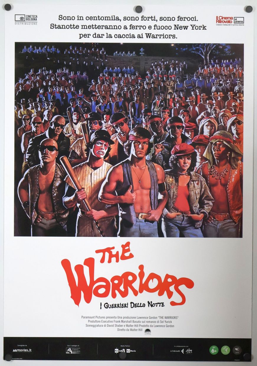 The Warriors (2023) original theatrical movie poster - Re-Release