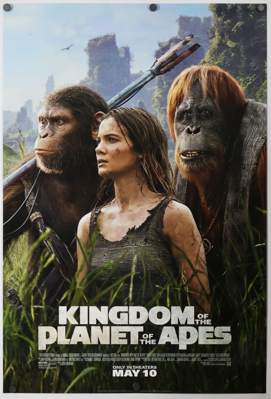 Kingdom of the Planet of the Apes (2024) original theatrical movie poster - Final