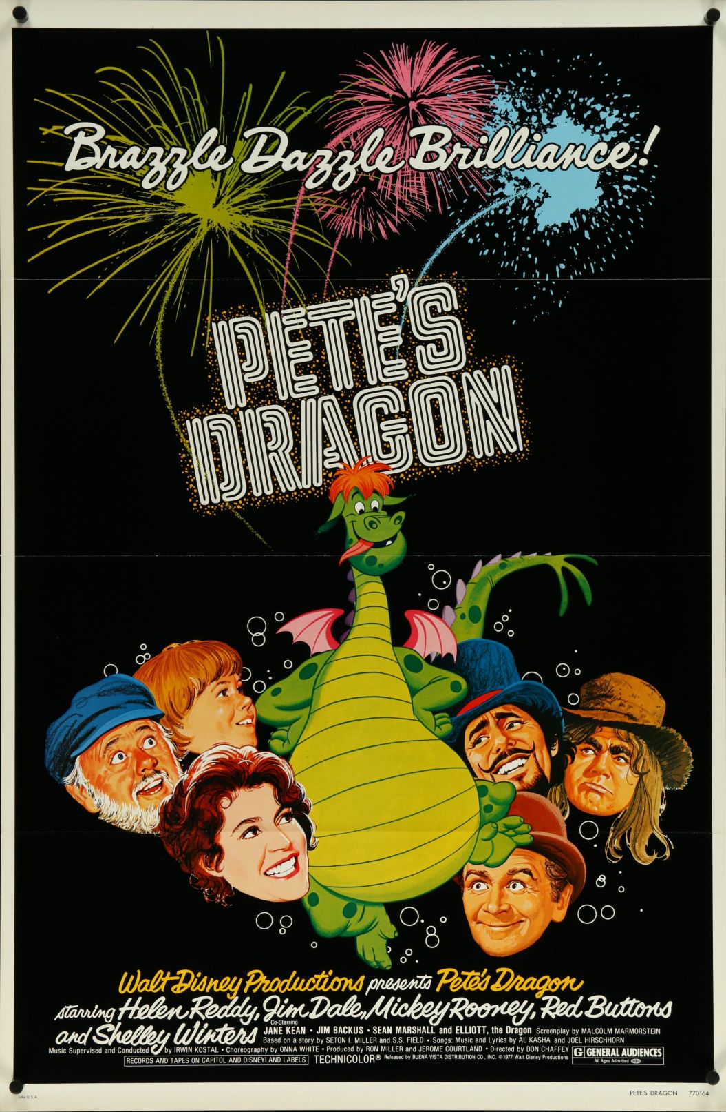 Pete's Dragon (1977) original theatrical movie poster - Final