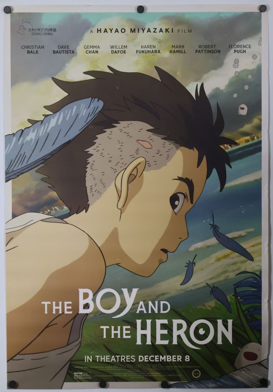 The Boy and the Heron (2023) original theatrical movie poster - Final