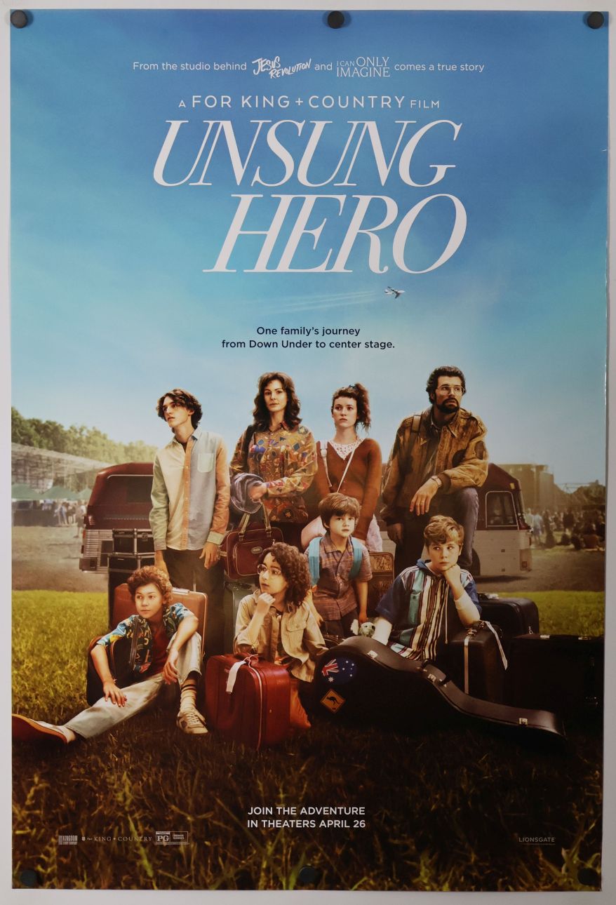 Unsung Hero (2024) original theatrical movie poster - Final