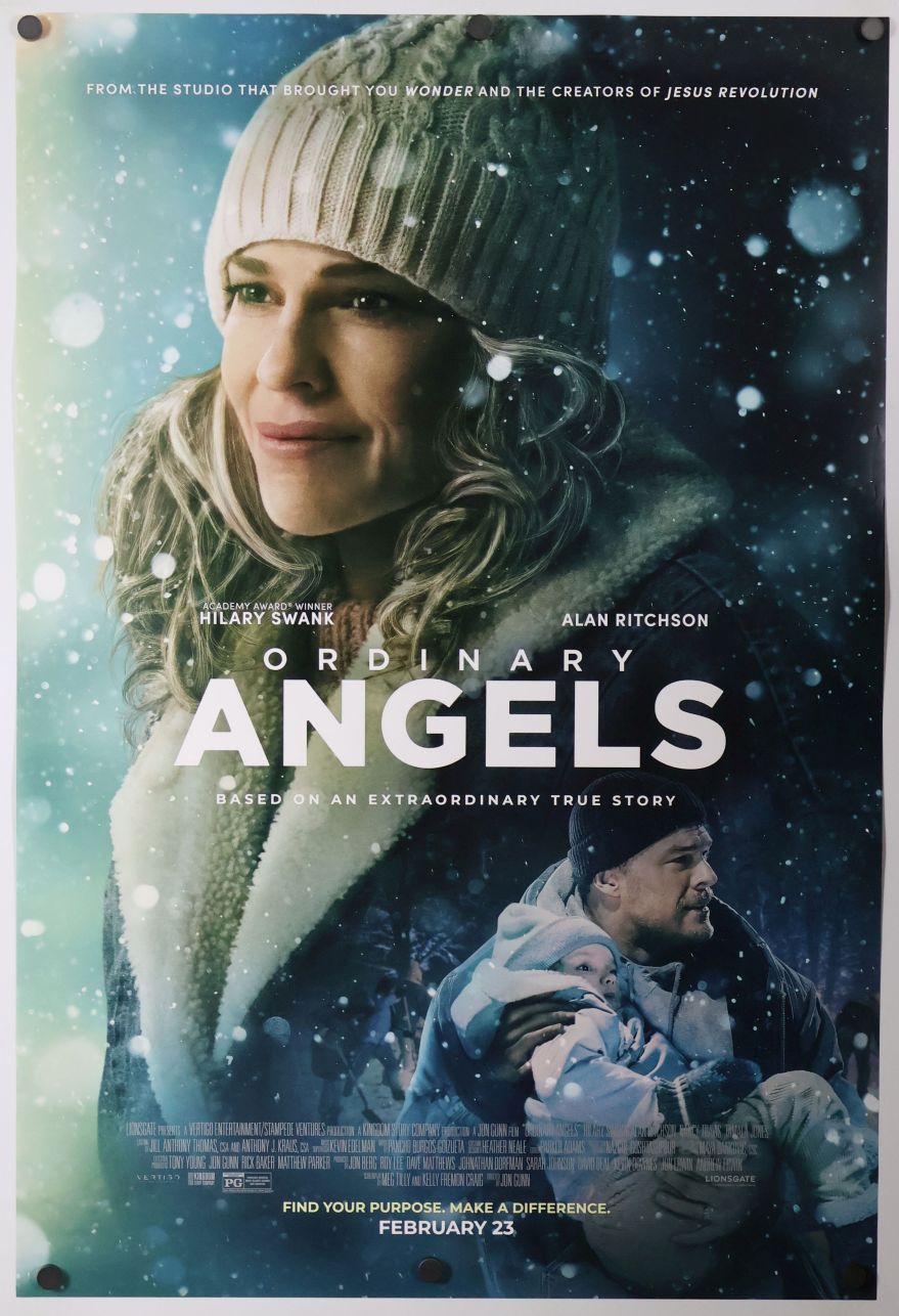 Ordinary Angels (2024) original theatrical movie poster - Final