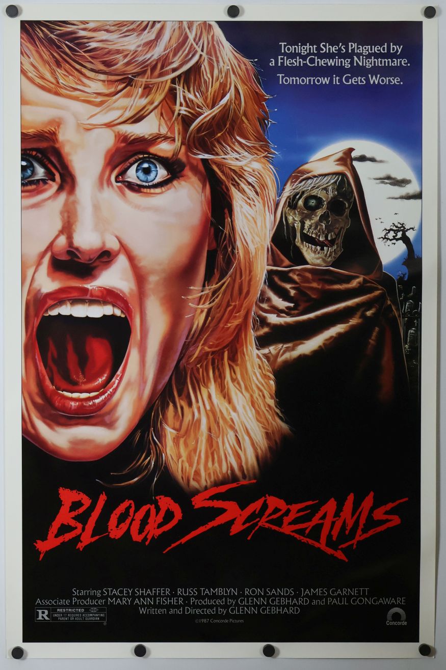 Blood Screams (1988) original theatrical movie poster - Final