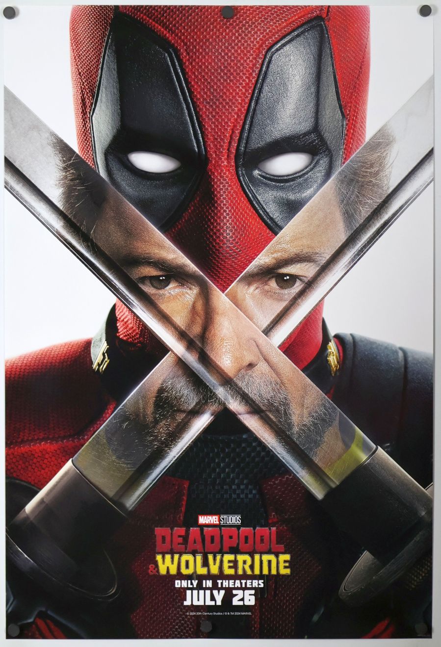 Deadpool & Wolverine (2024) original theatrical movie poster - Advance Style B