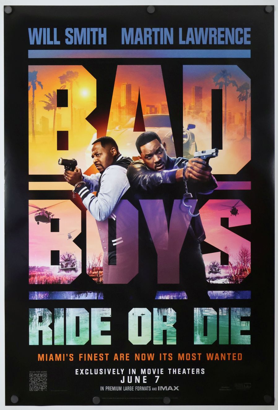 Bad Boys 4 (2024) original theatrical movie poster - Final