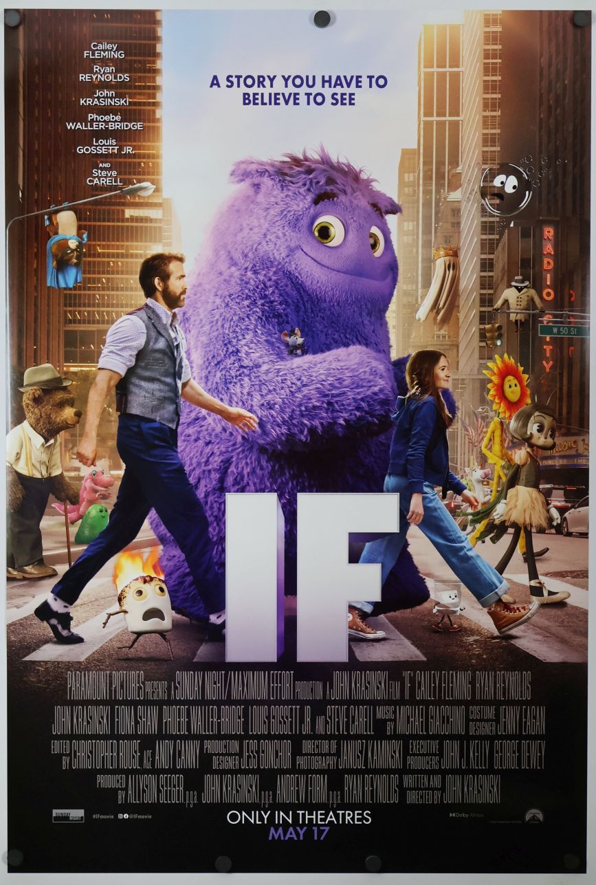 IF (2024) original theatrical movie poster - Final