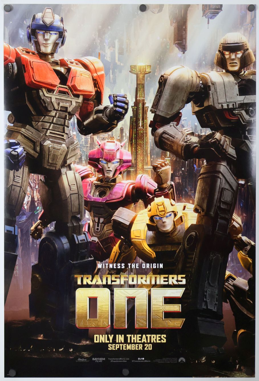 Transformers: A New Generation (2024) original theatrical movie poster - Advance