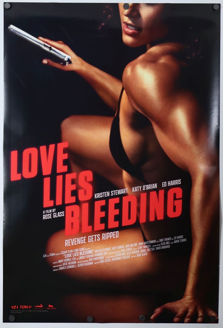 Love Lies Bleeding (2024) original theatrical movie poster - Final