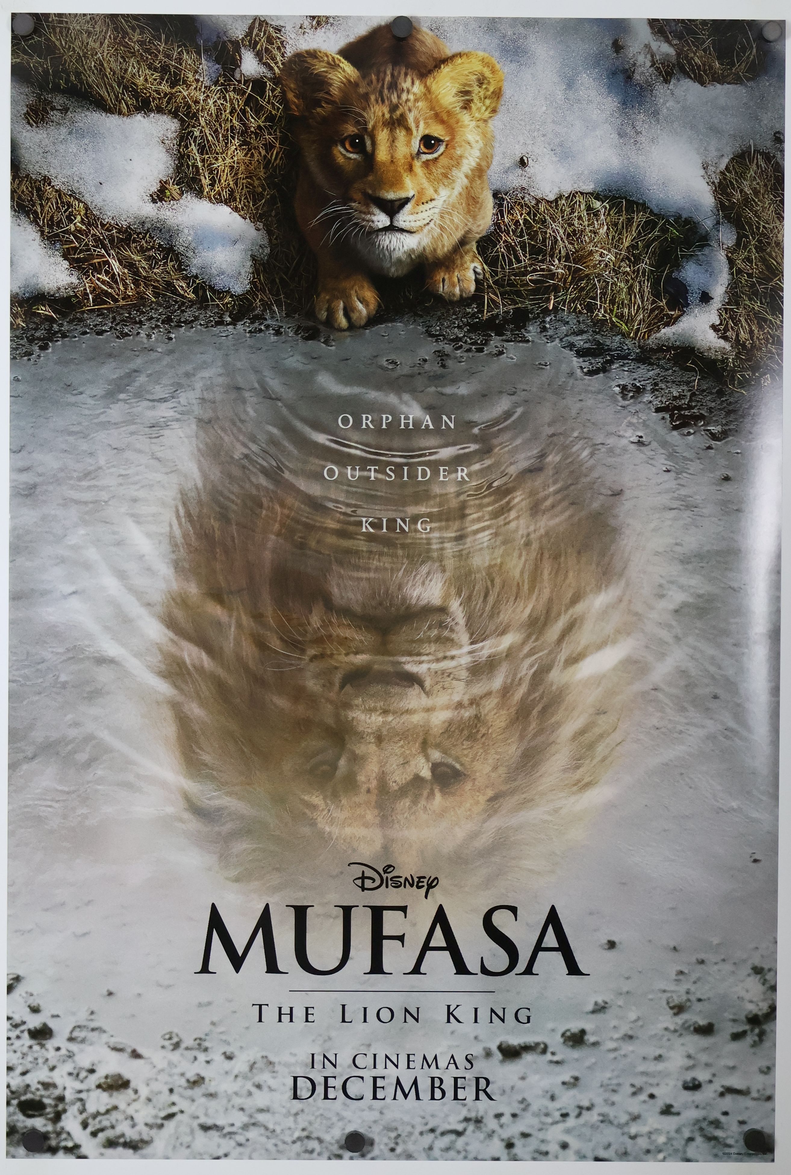 Mufasa: The Lion King (2024) original theatrical movie poster - International Advance