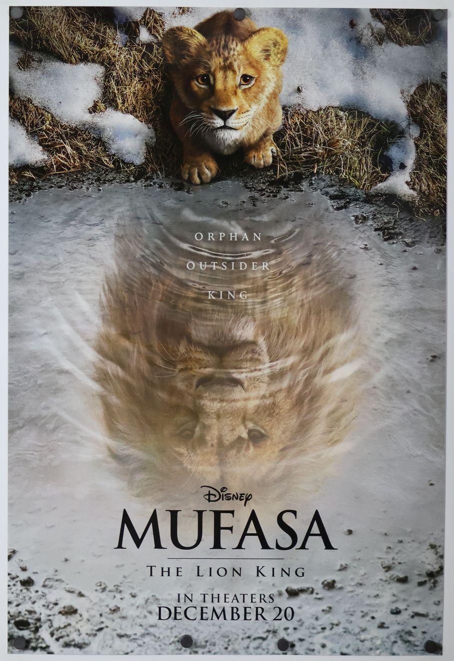 Mufasa: The Lion King (2024) original theatrical movie poster - Advance