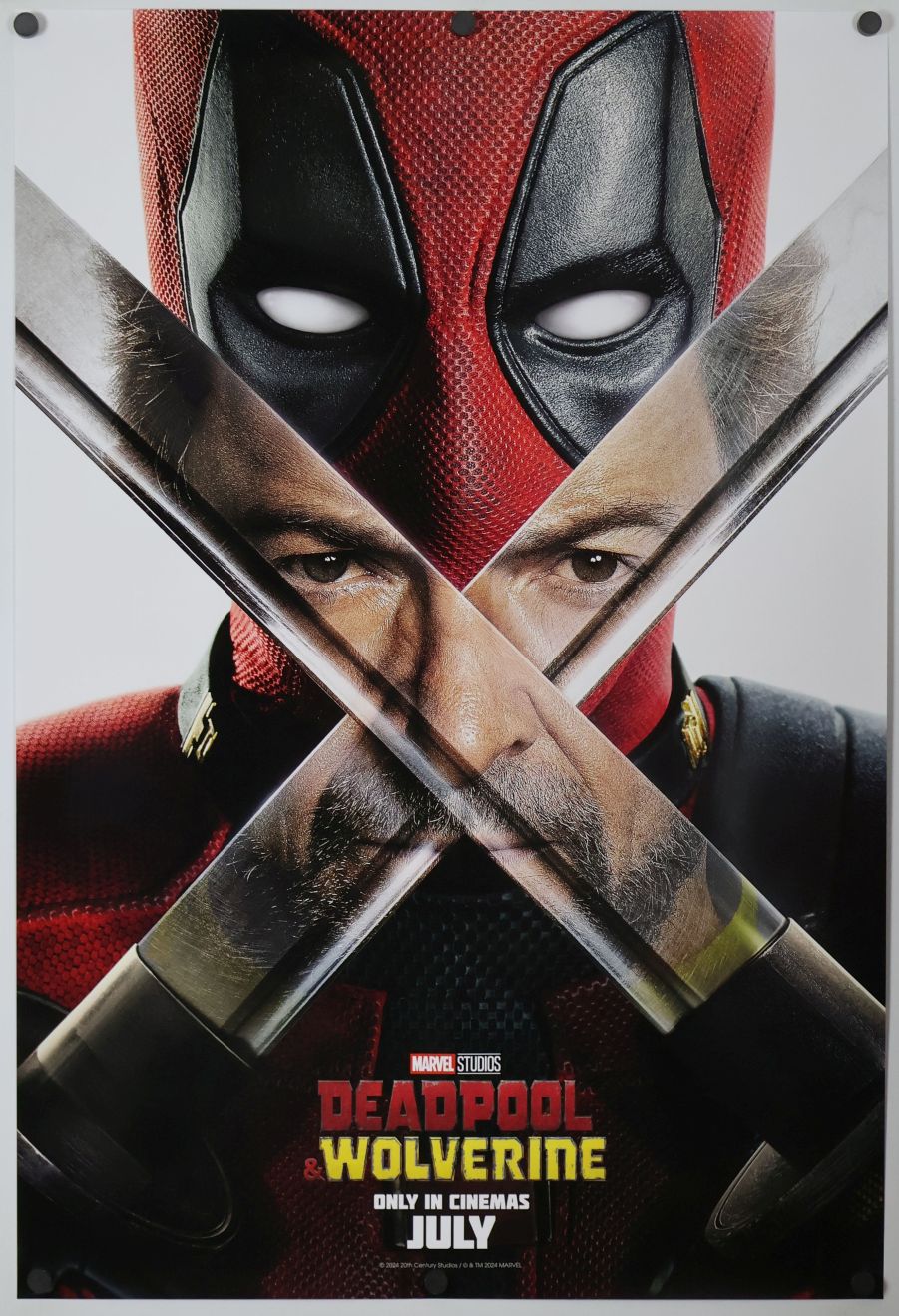 Deadpool & Wolverine (2024) original theatrical movie poster - International Advance B